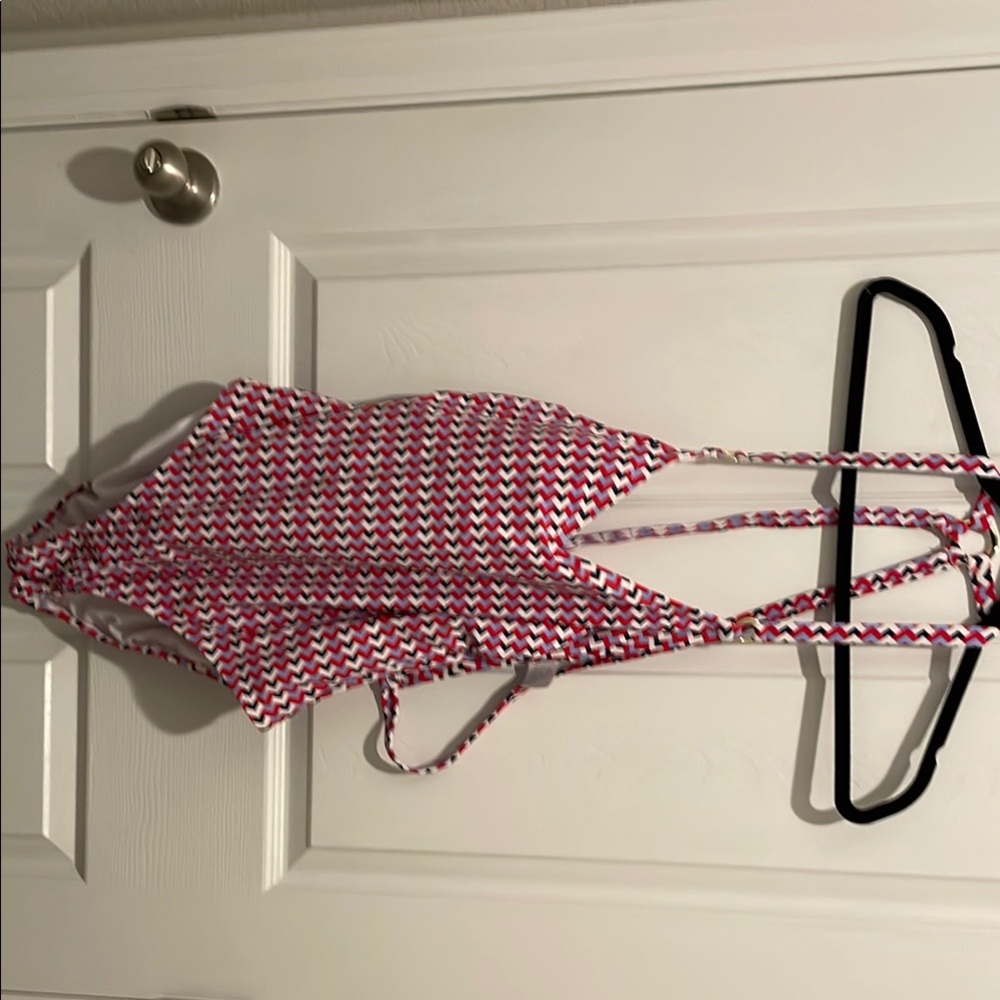 Kona Sol Vibrant Striped One-Piece Swimsuit